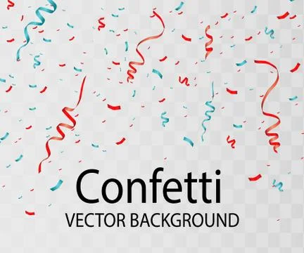 Vector confetti. Festive illustration. Stock Illustration