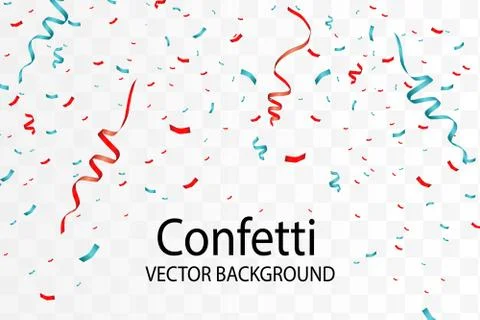 Vector confetti. Festive illustration. Stock Illustration