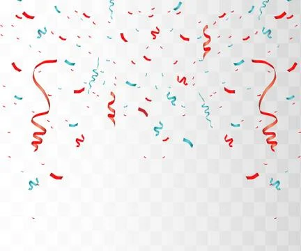 Vector confetti. Festive illustration. Stock Illustration