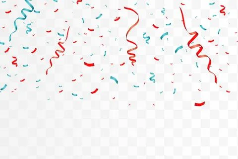 Vector confetti. Festive illustration. Stock Illustration