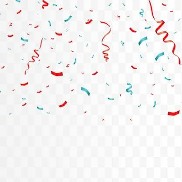 Vector confetti. Festive illustration. Stock Illustration