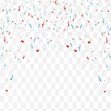 Vector confetti. Festive illustration. Stock Illustration