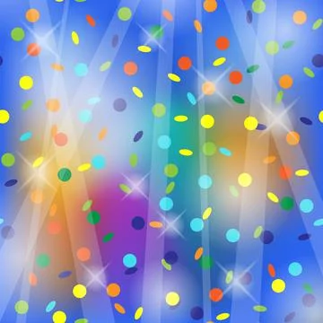 Vector confetti pattern. Light snow. Colorful bright background. Dance party  イラスト素材