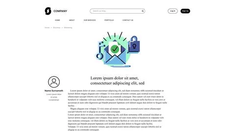 Vector confirmed mail in bold line style . Editable illustration Stock Illustration