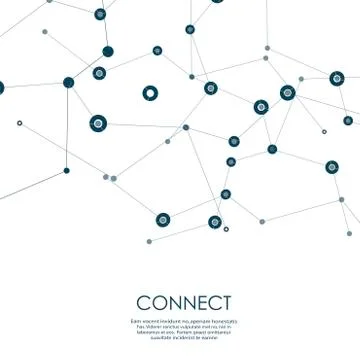 Vector connect design Stock Illustration