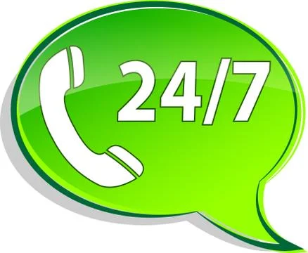 Vector contact speech Stock Illustration