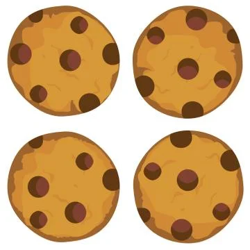Vector cookie set Stock-Illustration