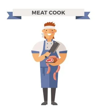 Vector cooking chef vector illustration Stock Illustration