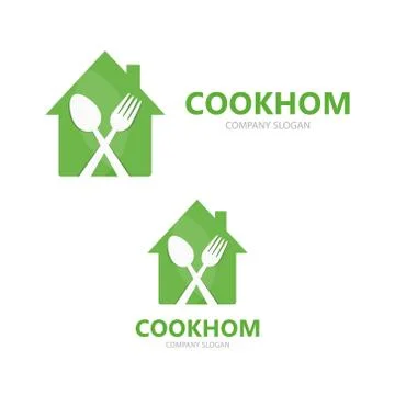 Vector cooking logo design template Stock Illustration