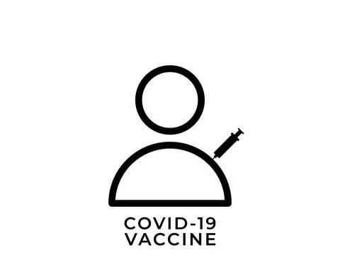 Vector coronavirus vaccine complete development. end of coronavirus. vaccine  Stock Illustration