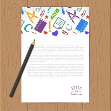 Vector  corporate identity Stock Illustration