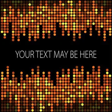 Vector corporate identity template with circle mosaic elements Stock Illustration