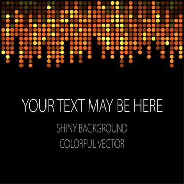 Vector corporate identity template with circle mosaic elements Stock Illustration