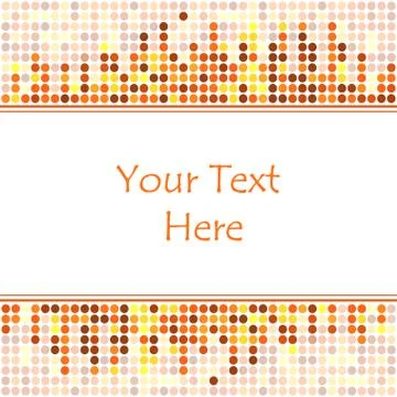 Vector corporate identity template with circle mosaic elements Stock Illustration