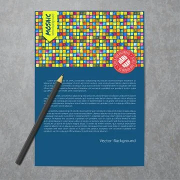 Vector corporate identity template Stockillustratie