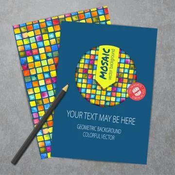 Vector corporate identity template Stock Illustration