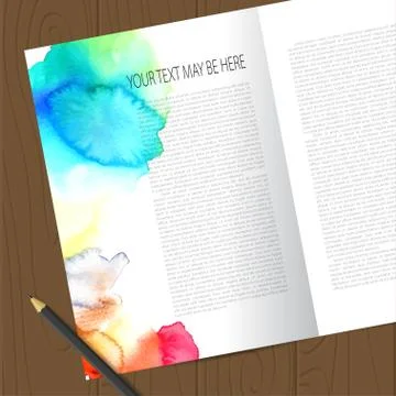 Vector corporate identity template Stockillustratie