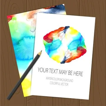 Vector corporate identity template Stock Illustration