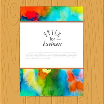 Vector corporate identity template with Stock Illustration