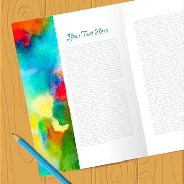 Vector corporate identity template with Stock Illustration