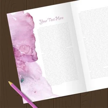 Vector corporate identity template Stock Illustration