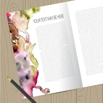 Vector corporate identity template Stock Illustration