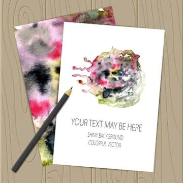 Vector corporate identity template Stock Illustration