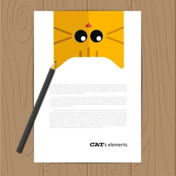 Vector corporate identity template Stock Illustration