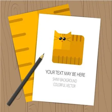 Vector corporate identity template Stock Illustration