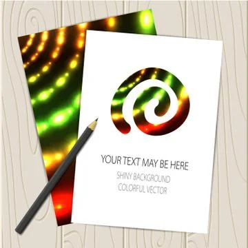 Vector corporate identity template Stock Illustration