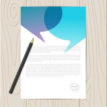 Vector corporate identity template イラスト素材
