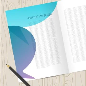 Vector corporate identity template Stock Illustration