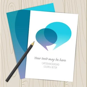 Vector corporate identity template 스톡 일러스트