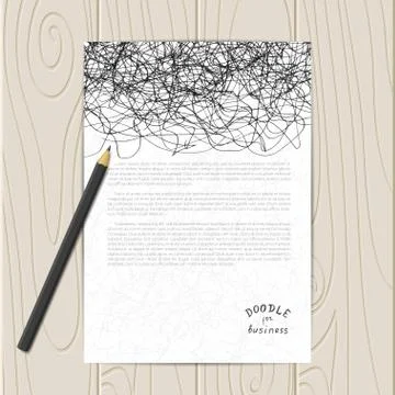 Vector corporate identity template Stock Illustration