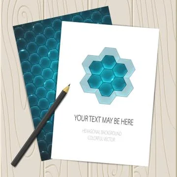 Vector corporate identity template Stock Illustration