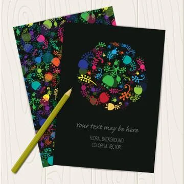 Vector corporate identity template Stock Illustration