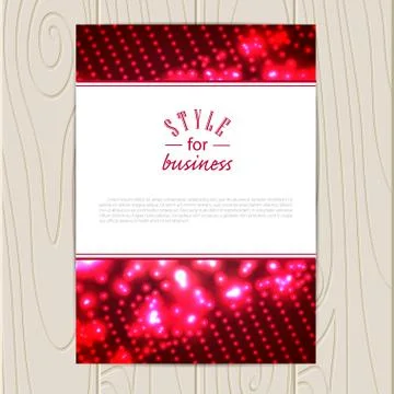 Vector corporate identity template Stock Illustration