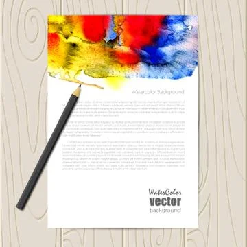 Vector corporate identity template 库存插图