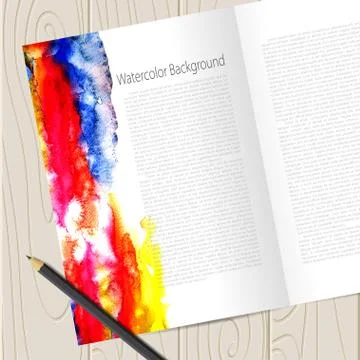 Vector corporate identity template Stockillustratie