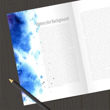 Vector corporate identity template Stockillustratie