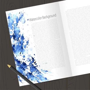 Vector corporate identity template Stockillustratie