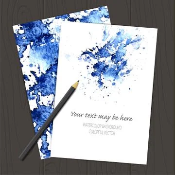 Vector corporate identity template 库存插图