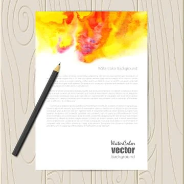 Vector corporate identity template Stockillustratie