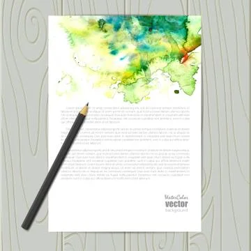 Vector corporate identity template Stock Illustration