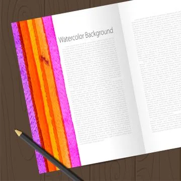 Vector corporate identity template Stock Illustration