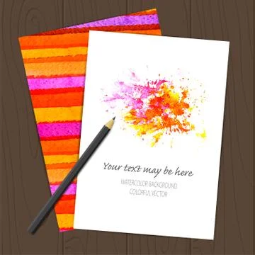 Vector corporate identity template Stock Illustration