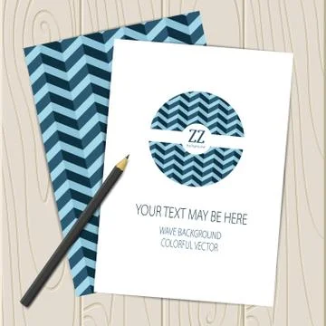 Vector corporate identity template Stock Illustration