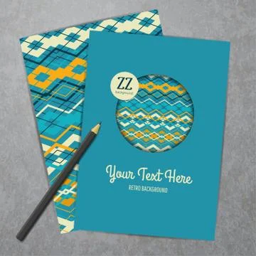 Vector corporate identity template Stock Illustration