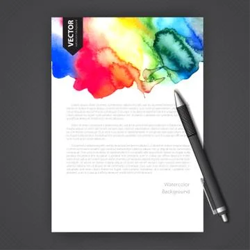 Vector corporate identity template Stockillustratie