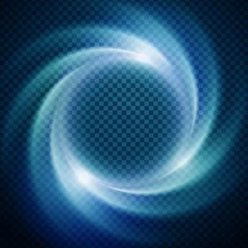 Vector cosmic light effect with trasparency Stock Illustration